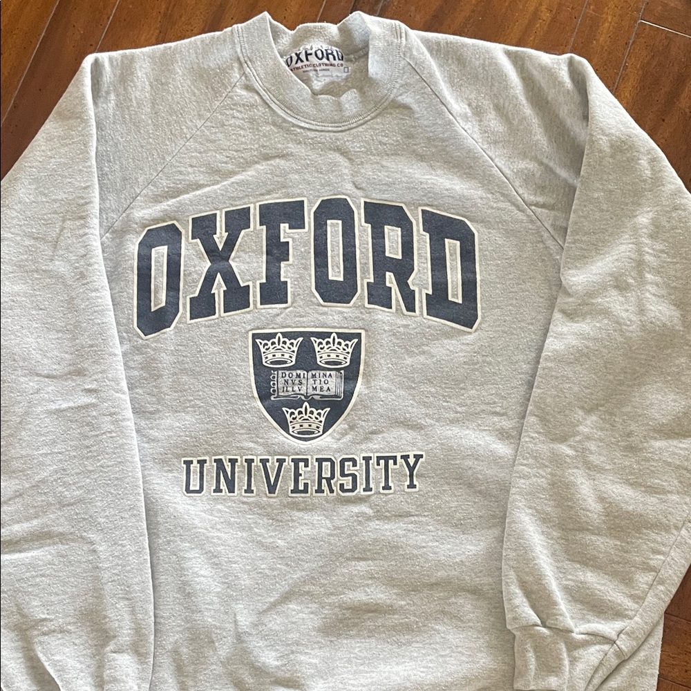 Oxford University Gray Sweatshirt